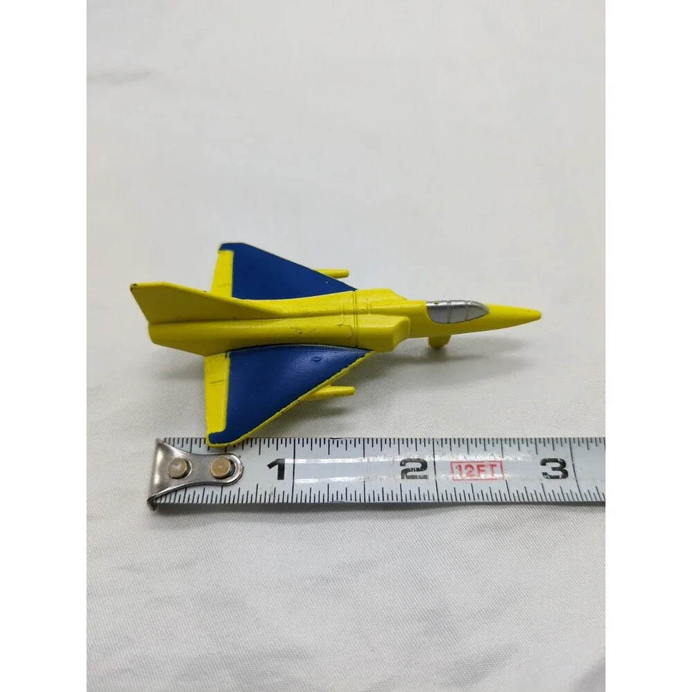 Yellow And Blue Military Fighter Diecast Plane 3
